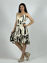 Mini Vestido Cruzado Viscosa