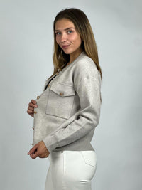 Sweater Abotonado Cuello Pique