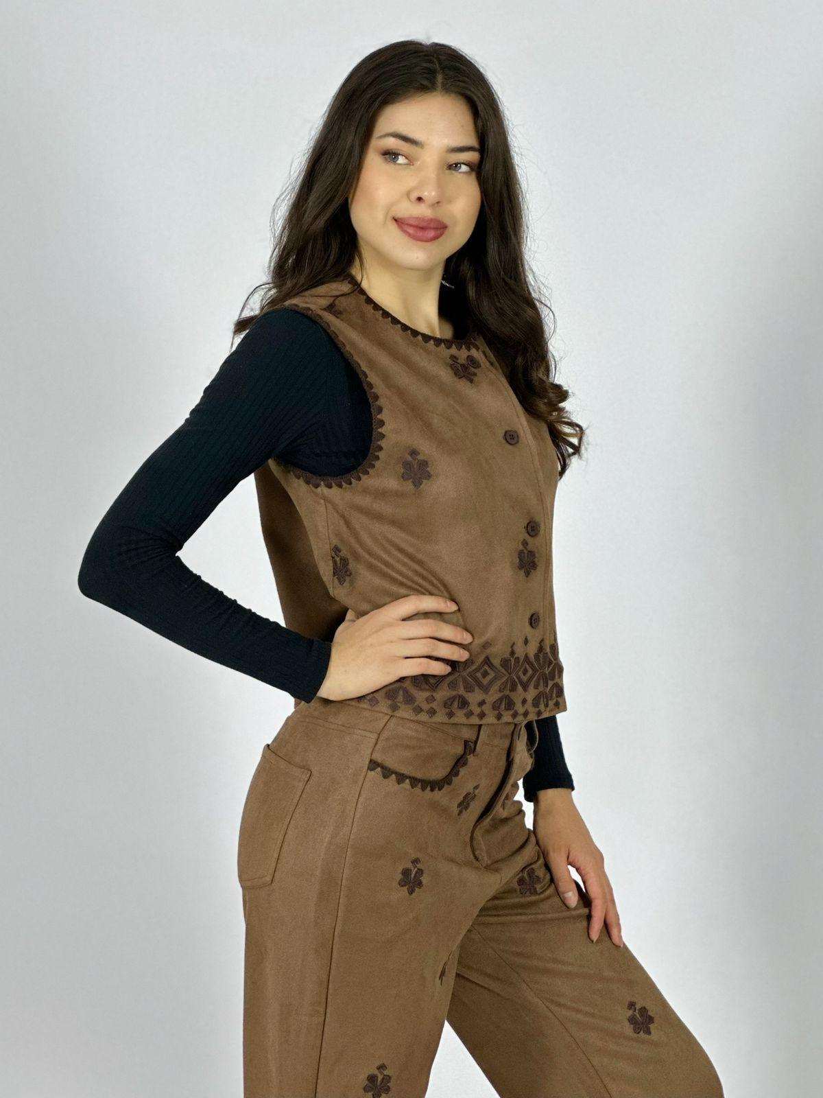 Gillette Gamuza Bordado