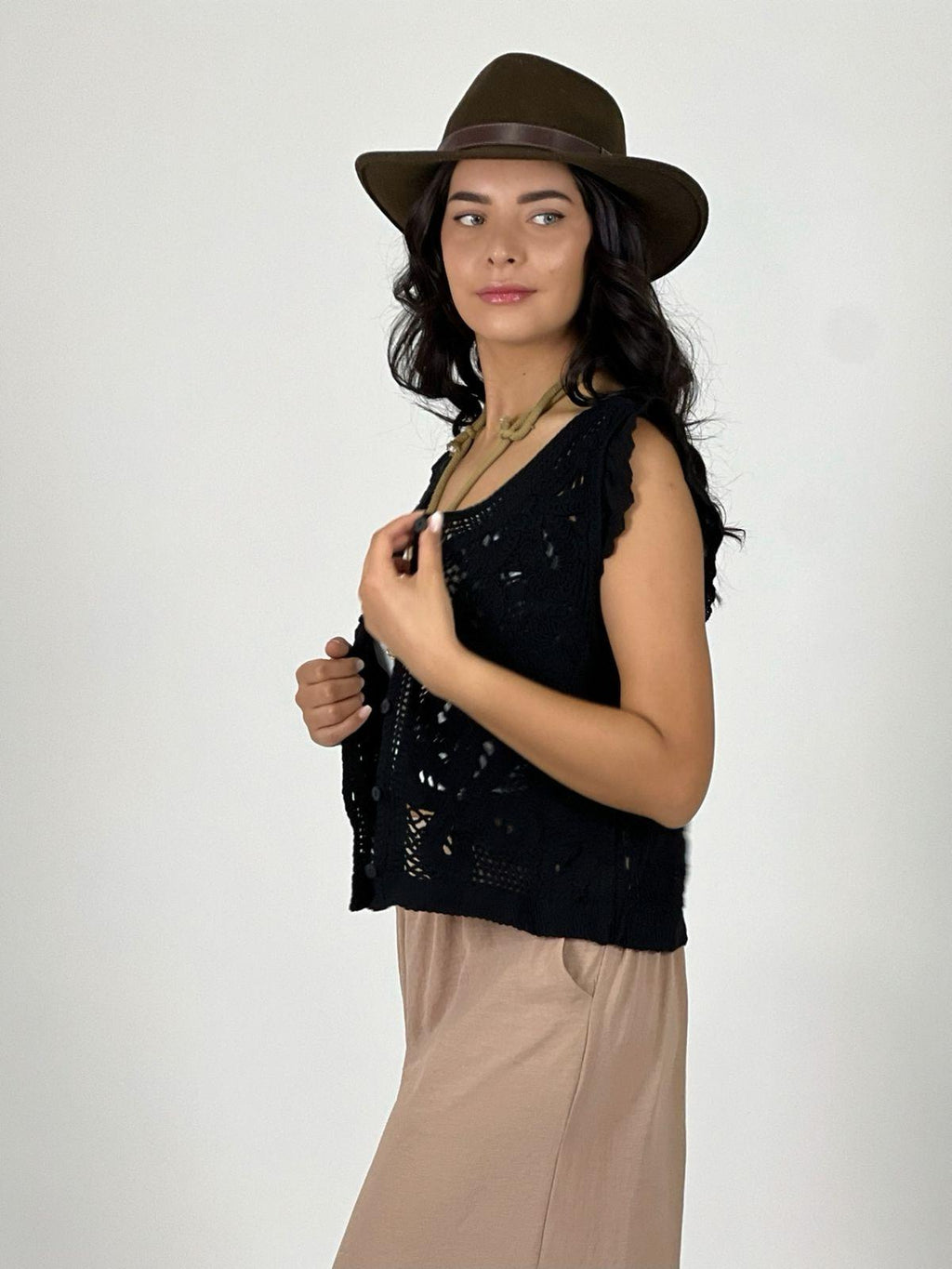 Tejido Crochet Abotonado