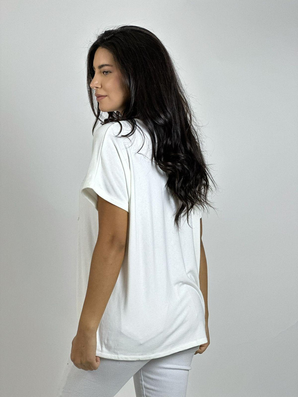 Polera Algodón 3 Corazones Print