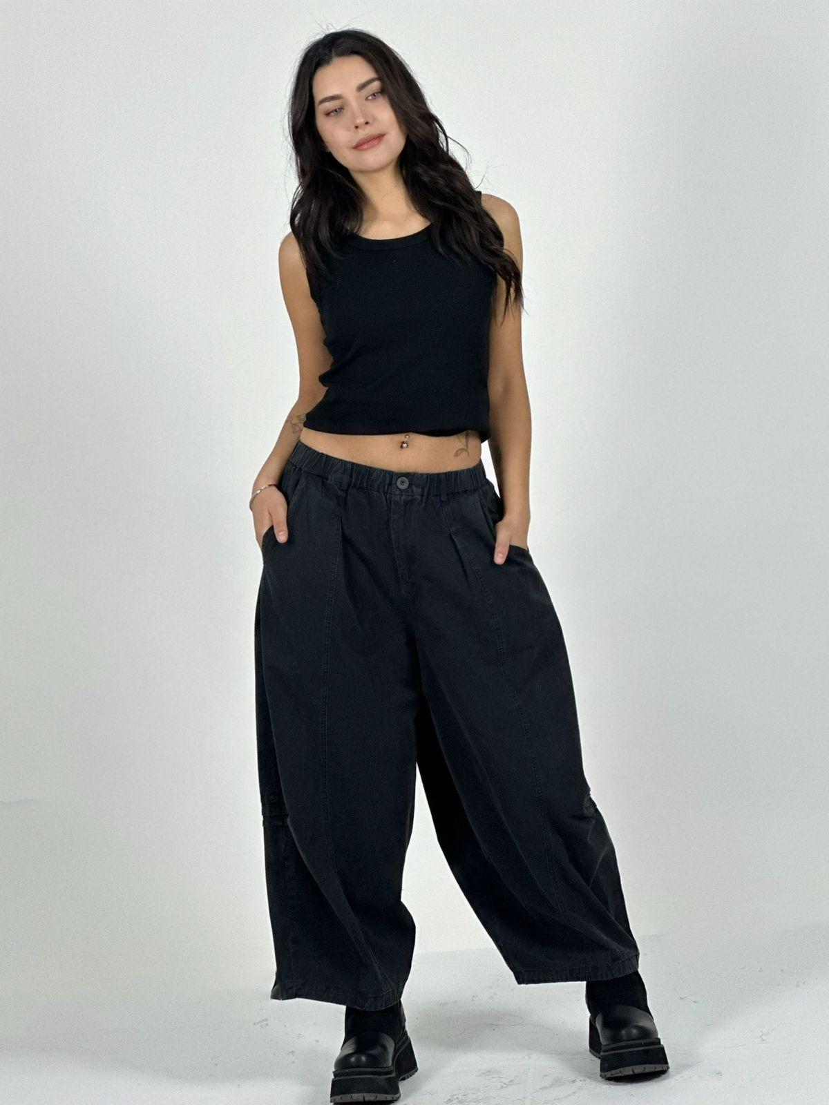 Pantalón Gabardina con Bolsillos