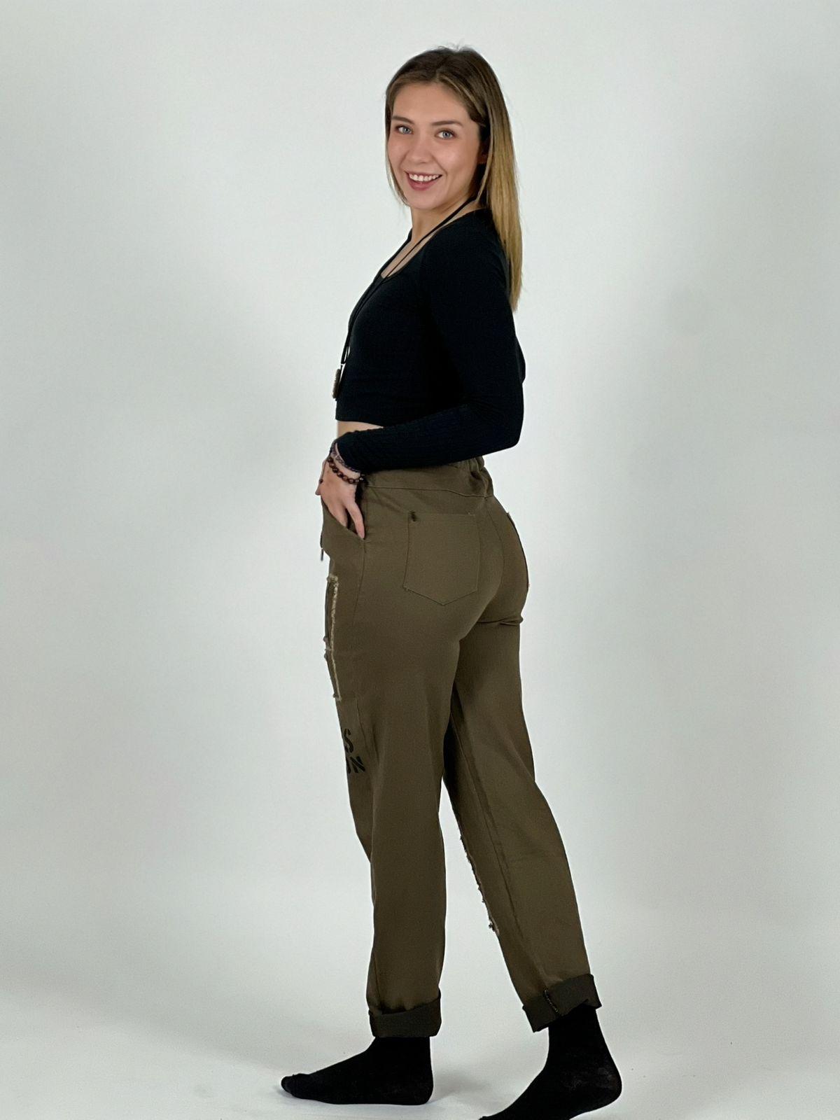 Jogger Italiano Letras y Print