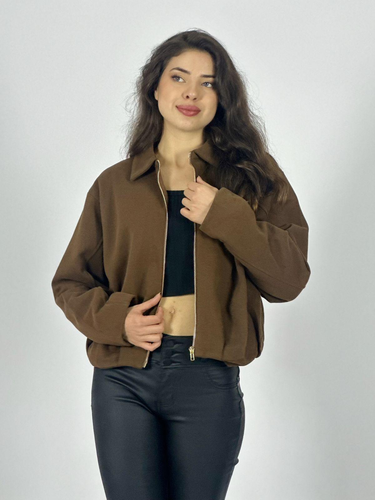 Chaqueta Bomber Paño Lisa