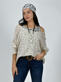 Polera Doble Italiana Con Lazo Print