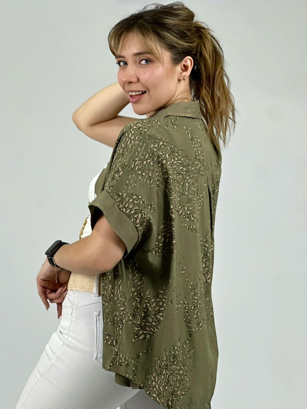 Blusa Lino Estampados print
