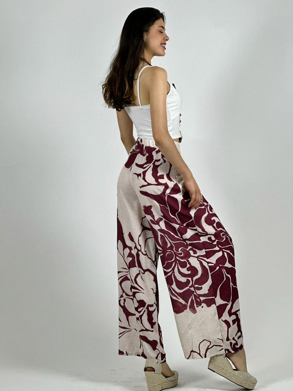 Palazzo Estampado Flores