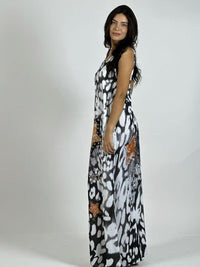 Vestido Viscosa Print, Estrellas y Letras