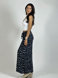 Palazzo Satín Estampado Print