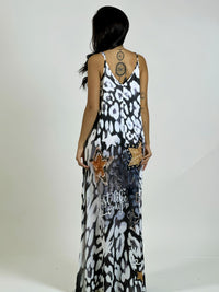 Vestido Viscosa Print, Estrellas y Letras