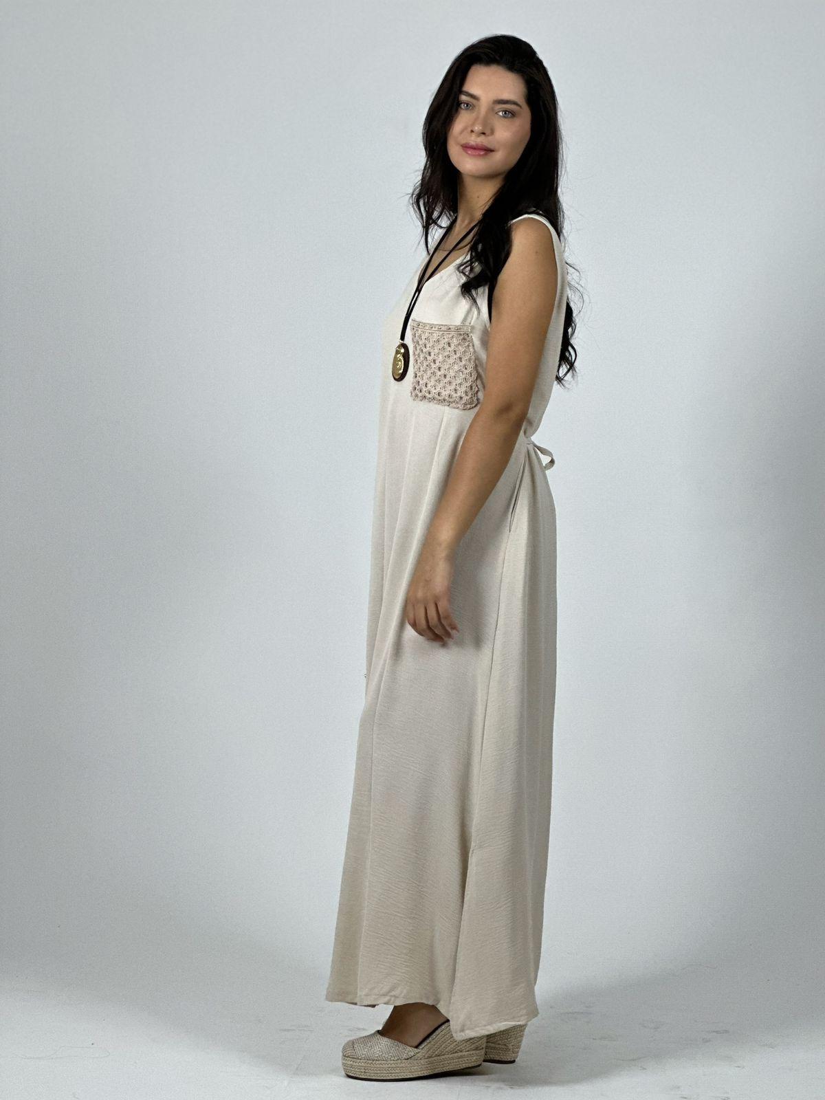 Vestido Crepé  Estrella Brillante