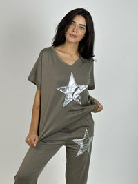 Polera de Algodón Con Estrella