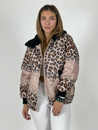 Parka con Lentejuelas Print