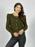 Sweater Lana Corto Abotonado