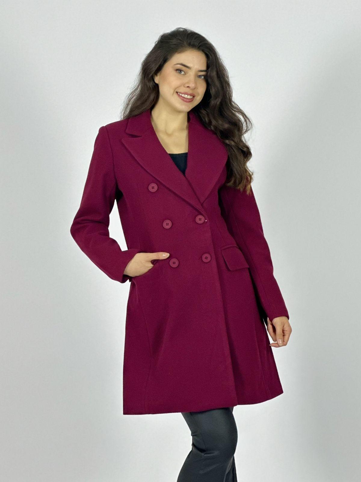 Abrigo Largo de Paño 6 Botones