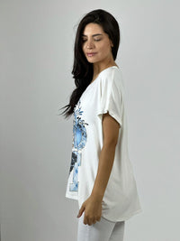 Polera Algodón Love Print