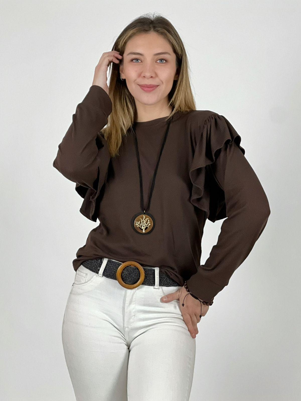 Polera Monserrat Faroleo en Hombros