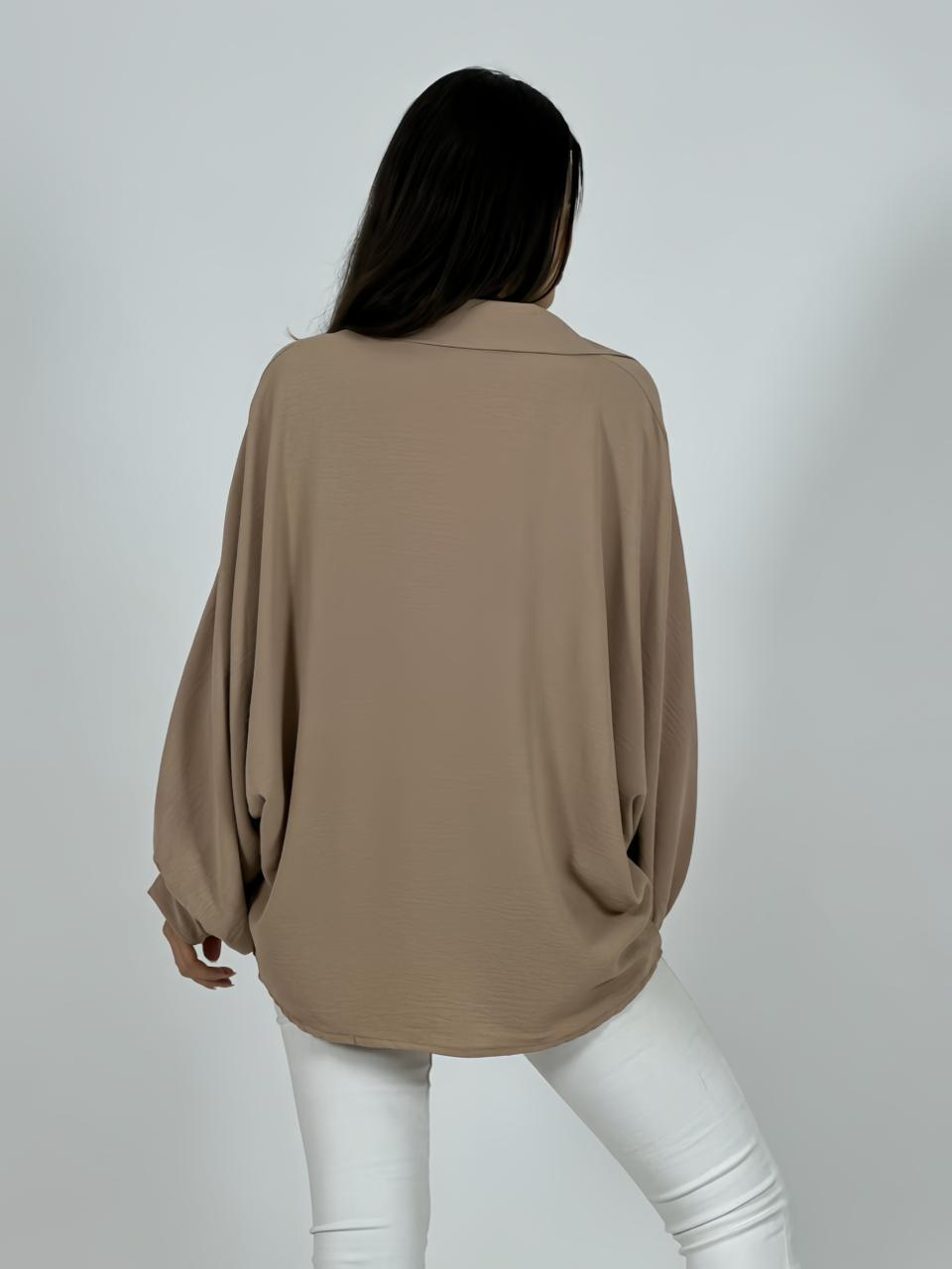 Blusa Italiana Cey Manga Globo