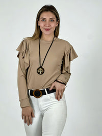 Polera Monserrat Faroleo en Hombros