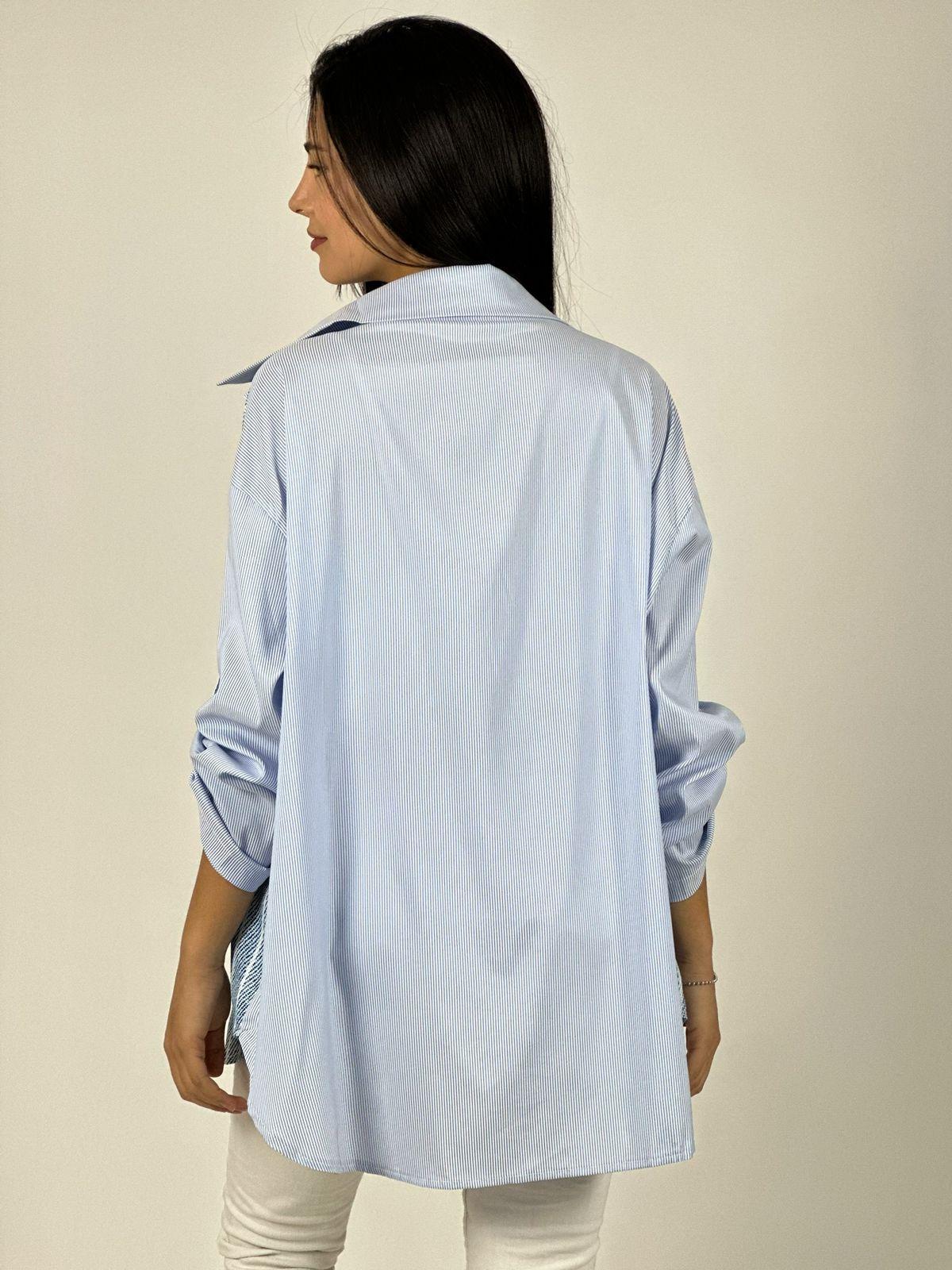 Blusa Lino Estampado Mezclilla Diseño Osito