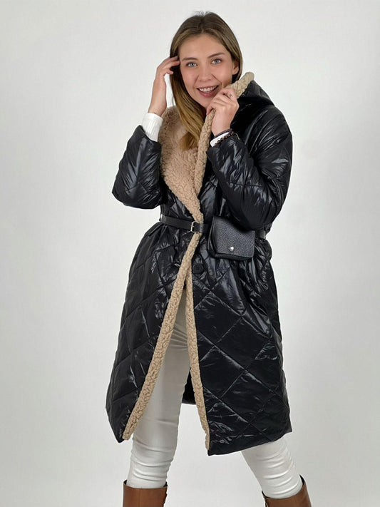 Parka Italiana con Cinturón