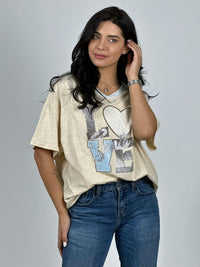 Polera Algodón Love Brillante