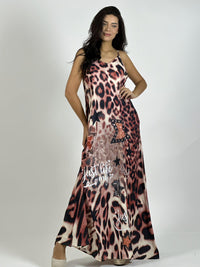 Vestido Viscosa Print, Estrellas y Letras