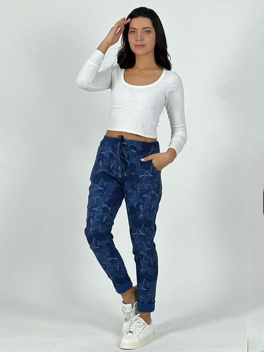 Jogger Italiano Estampado Floral