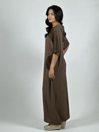 Vestido Lino Largo Holgado