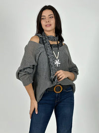 Polera Doble Italiana Con Lazo Print