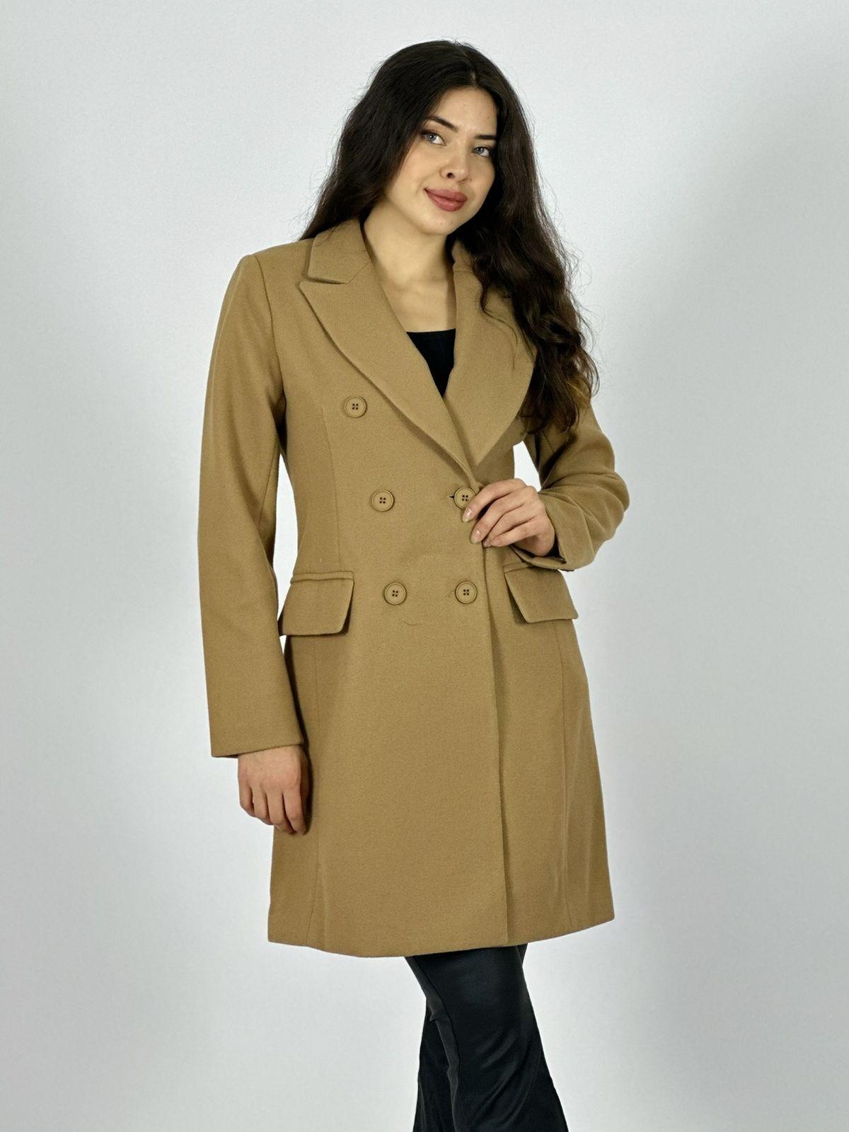 Abrigo Largo de Paño 6 Botones