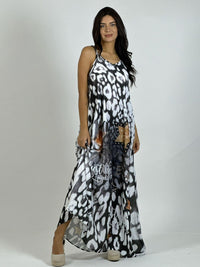 Vestido Viscosa Print, Estrellas y Letras