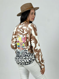 Sweater Cashmere Print