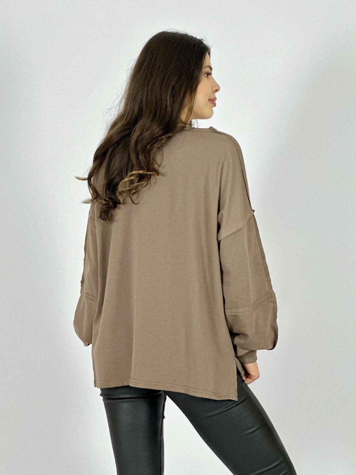 Polera Algodón Estrella Print Flor Tejida