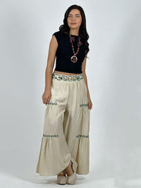 Palazzo Viscosa Toques Boho Chic