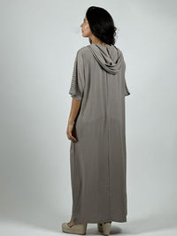 Vestido Lino Largo Holgado