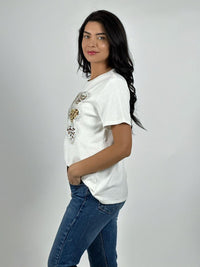 Polera Algodón Corazones Print