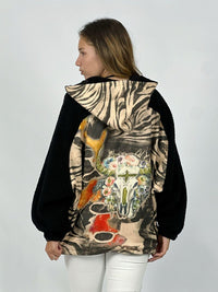 Abrigo Chiporro estampado Cebra