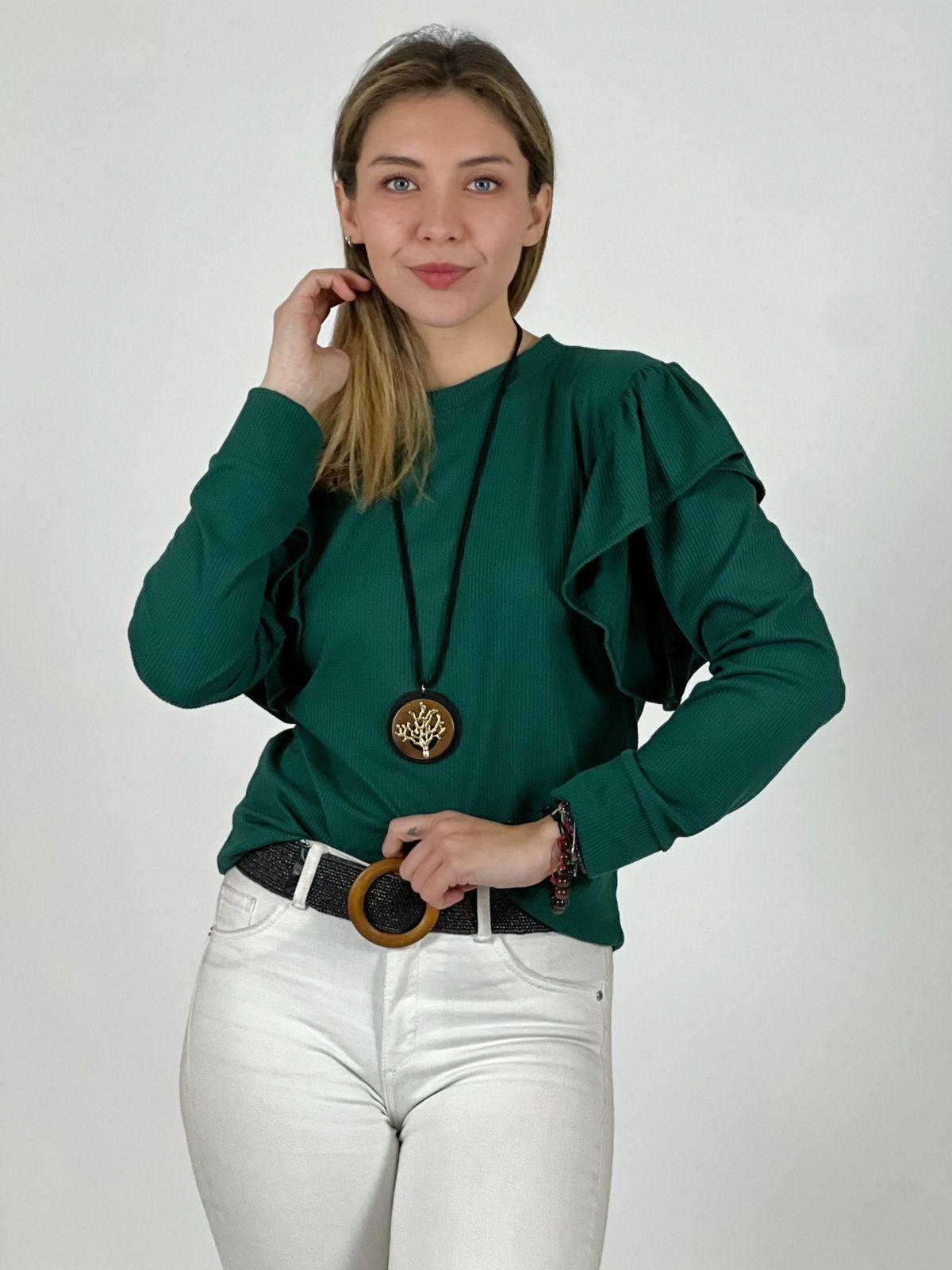 Polera Monserrat Faroleo en Hombros