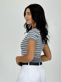 Polera Top de Líneas