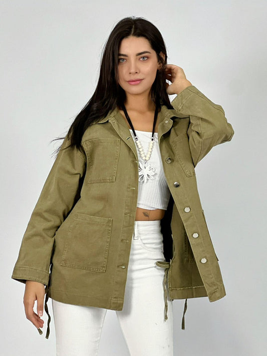 Chaqueta Mezclilla 4 Bolsillos