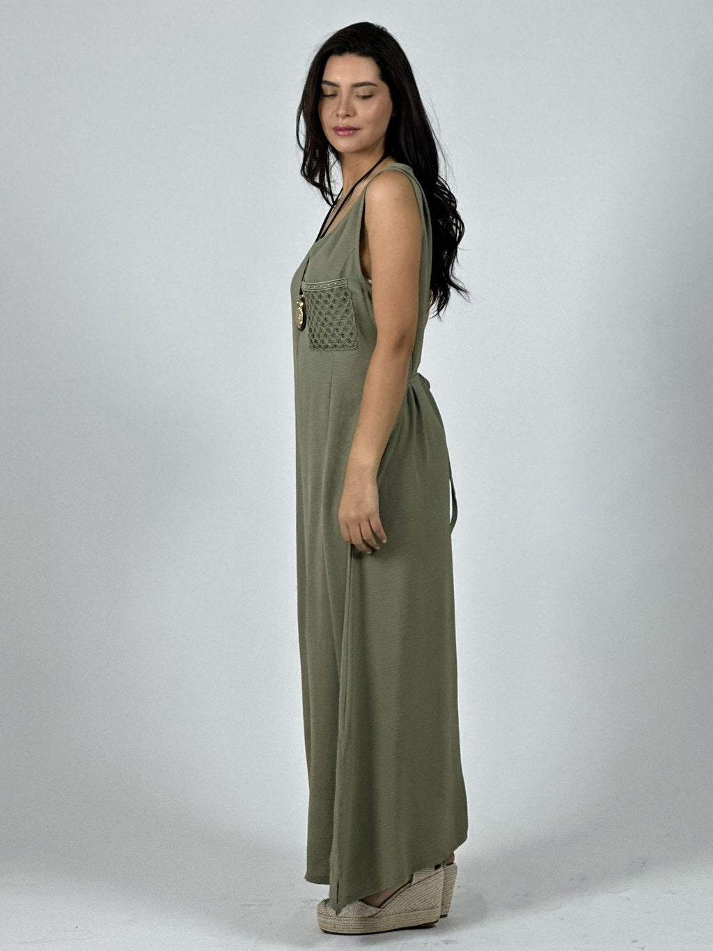 Vestido Crepé  Estrella Brillante