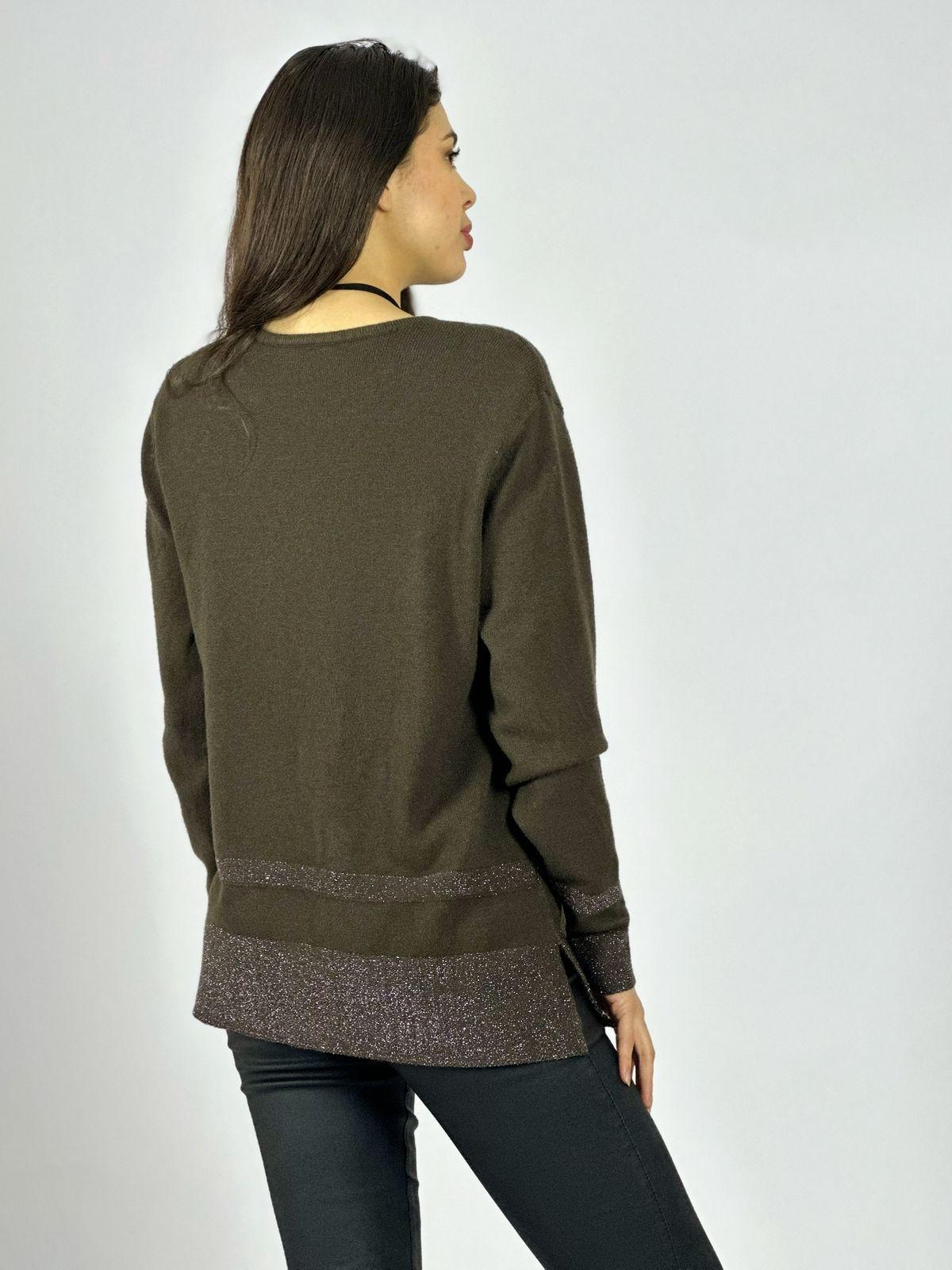 Sweater Spandex Bordes con Brillos