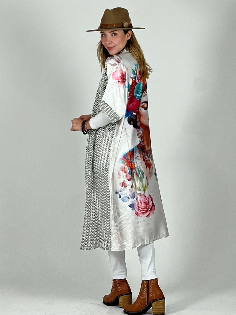 Tapado Italiano Tejido Dorso Frida Kahlo