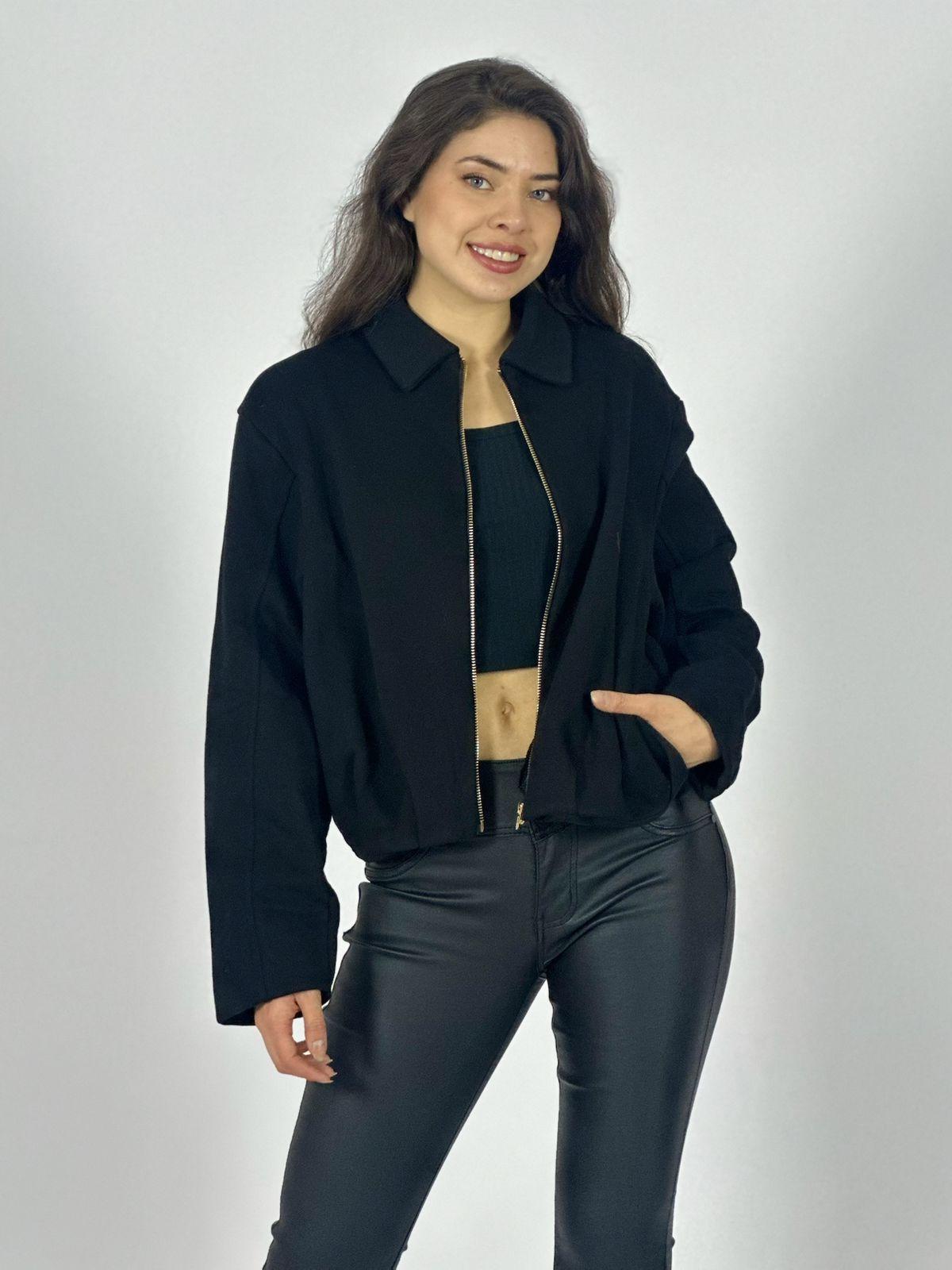 Chaqueta Bomber Paño Lisa