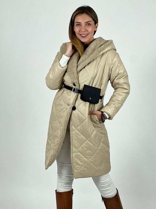 Parka Italiana con Cinturón
