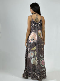 Vestido Viscosa Print con Corazón