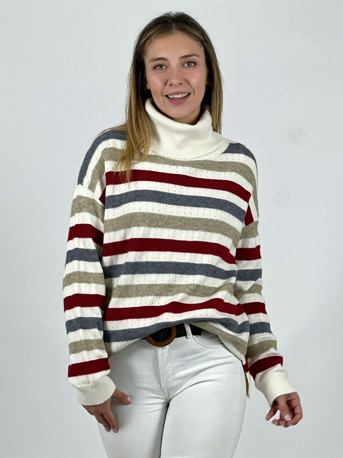 Sweater Lana Lineas Horizontales
