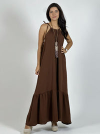 Vestido Casual Amarrado con Vuelo