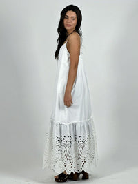 Vestido Gabardina de Tirantes Broderi